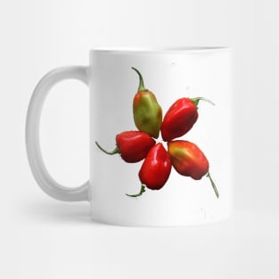 Five habanero peppers Mug